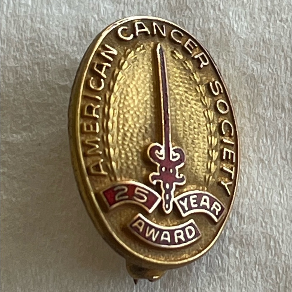 American Cancer Society 25 year PIN